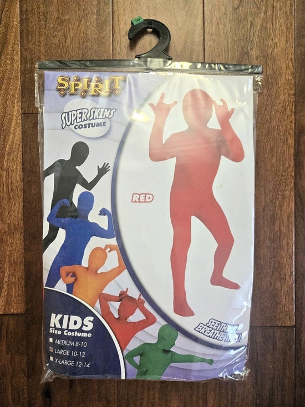 Spirit Halloween SuperSkins Costume Kids Large Red